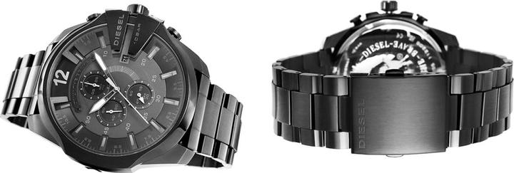 Immagine prodotto Diesel Zegarek Zegarek Męski Mega Chief DZ4355 Czarny (Cronografo, 51 mm)