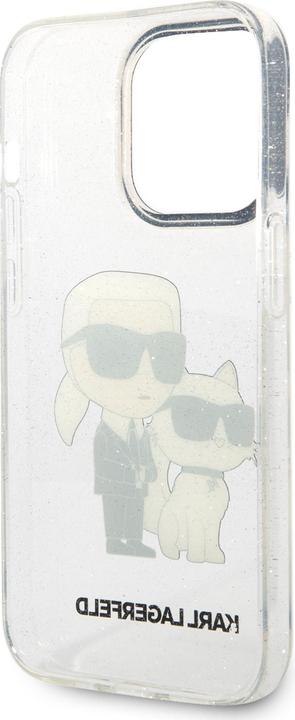 Actual product image Karl Lagerfeld iPhone 12/12 Pro IML Glitter Karl and Choupette NFT Case (Apple iPhone 12, Apple iPhone 12 Pro)