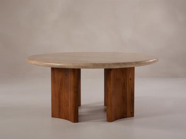 Image du produit Micadoni Table Basse, "Cleo", Marron Clair, 80x80x35