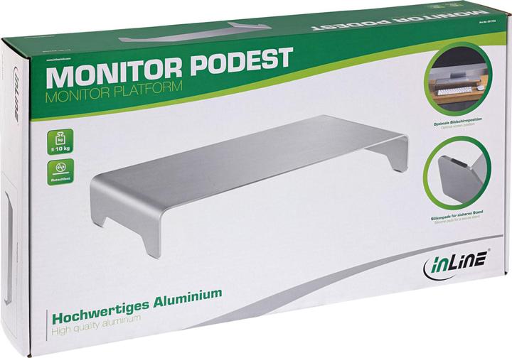 Productafbeelding InLine Monitorvoetstuk Aluminium 63mm