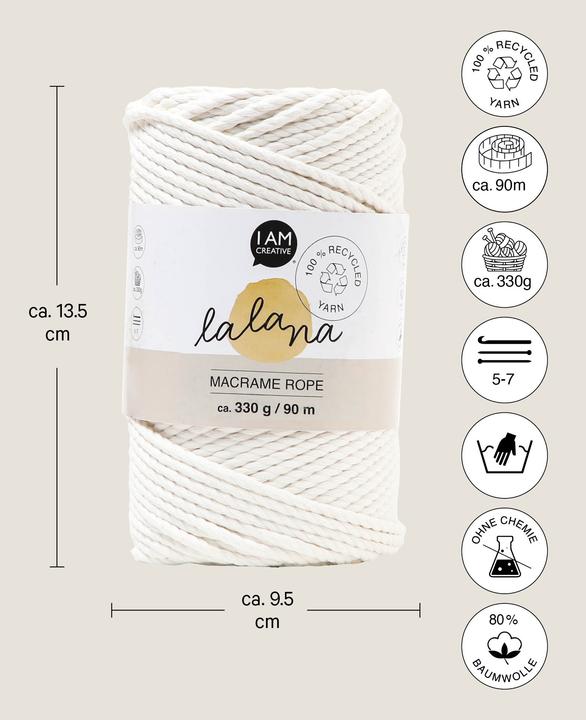 Produktbild Lalana Macrame Rope (90 m)