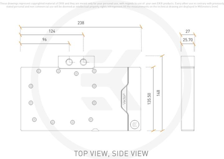 Actual product image EKWB EK QuanVector² FE RTX 4090 D-RGB Ni+Pl 3831109900703