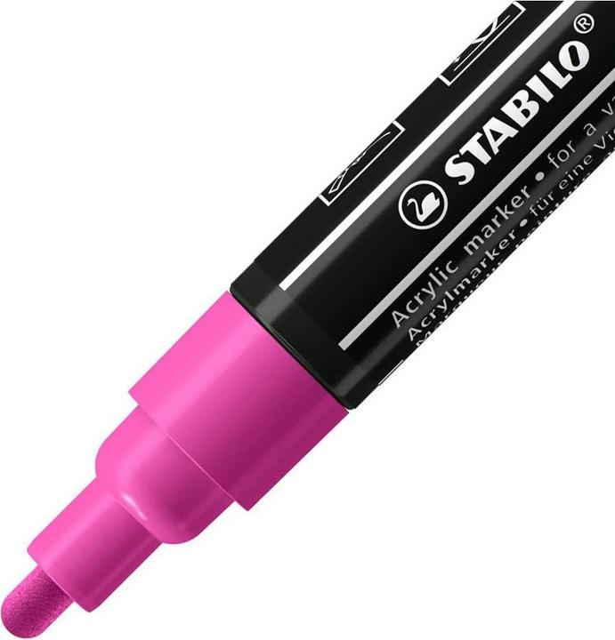 Produktbild STABILO Acrylmarker - FREE Acrylic - T300 Rundspitze 2-3mm - Einzelstift - lila (1x)