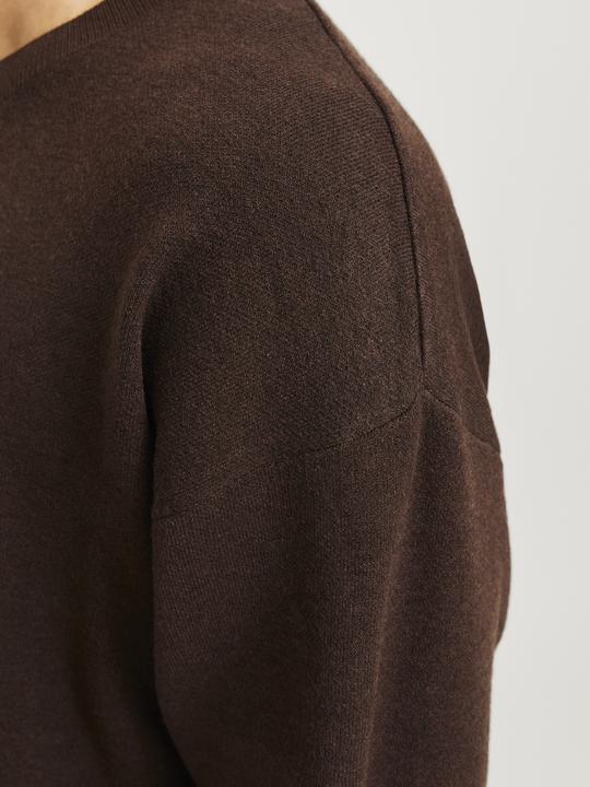 Actual product image Jack & Jones Plain knitted jumper with round neck Knitted jumper with round neck (S)