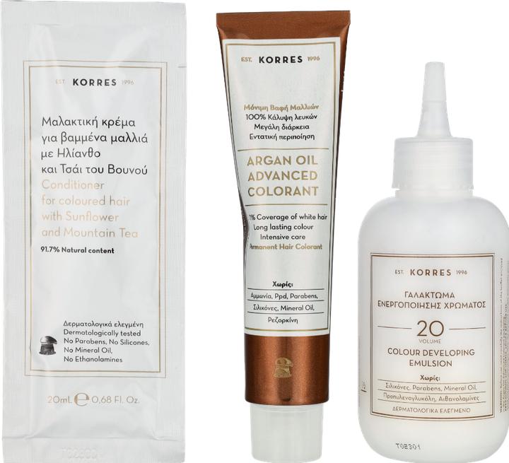 Produktbild Korres Argan Oil Hair Color (63 Honey Dark Blonde)