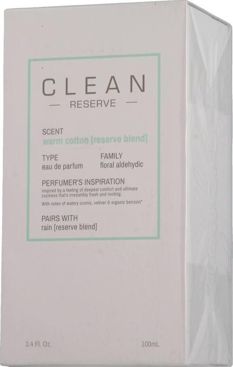 Actual product image Clean Reserve Warm Cotton (Eau de parfum, 100 ml)