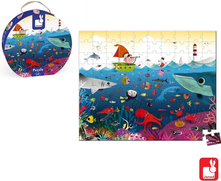 Immagine prodotto Janod Mondo subacqueo puzzle (100 pezzi)
