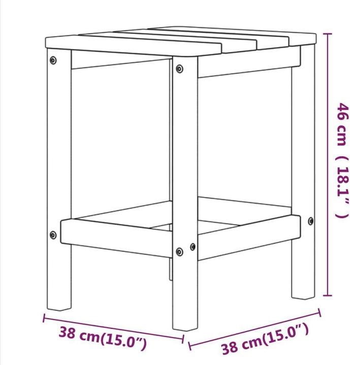 Produktbild vidaXL Gartenstuhl