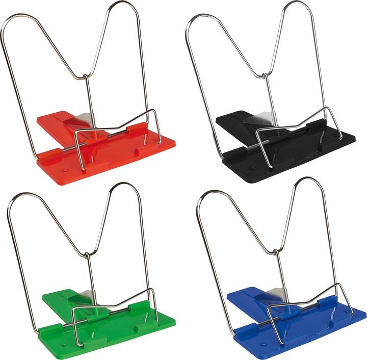 Actual product image Idena Reading stand with metal bracket red