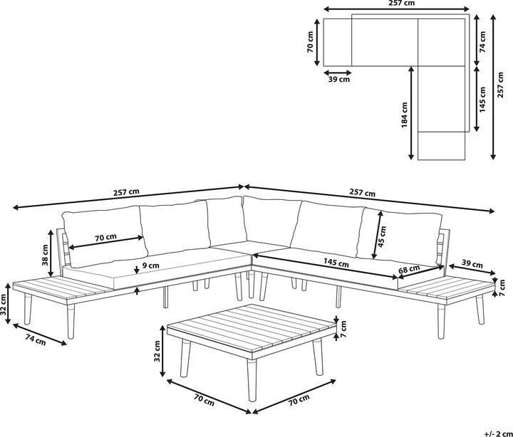 Produktbild Beliani Corato