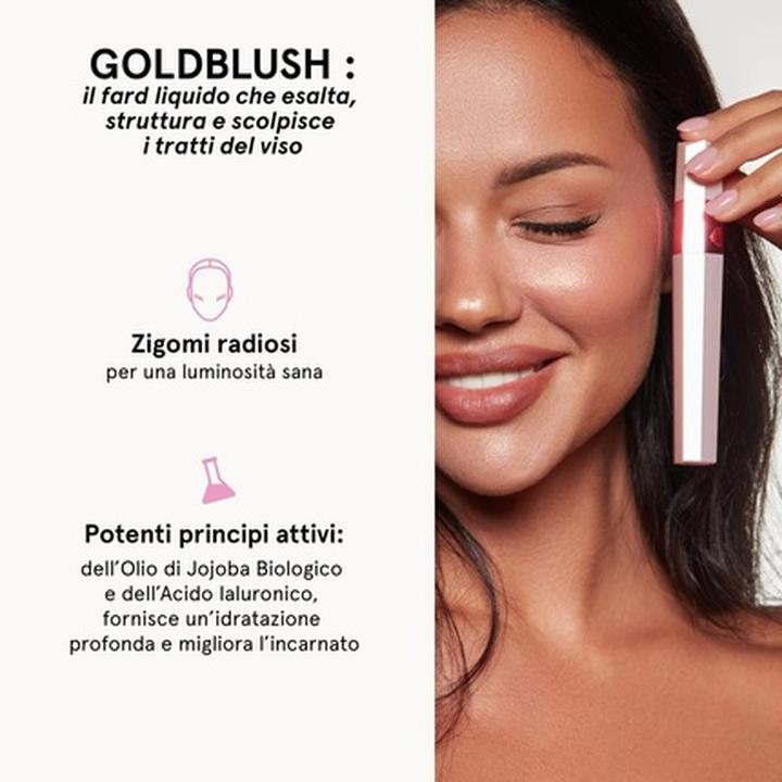 Produktbild Rosegold Paris Rosegold Goldblush Liquid Lifting Structure Effect for Cheekbones (Goldblush, Bronzer, Highlighter, 7 ml)