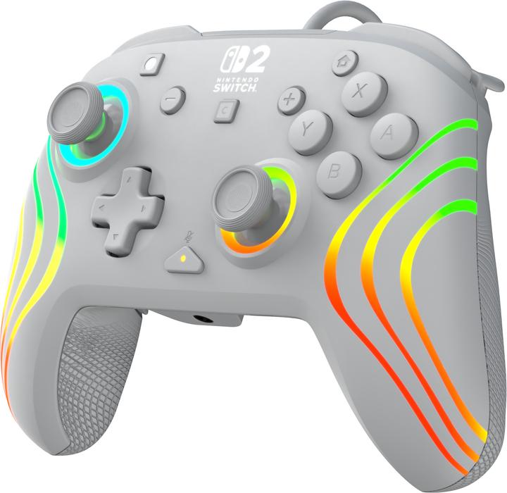 Actual product image Turtle Beach Pro Controller Afterglow Wave Wired Grey (Switch, Switch 2, Switch OLED)