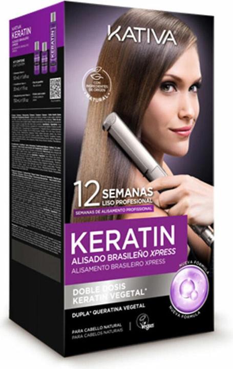 Actual product image Kativa Brazilian Express Straightening Kit 150ml (Liquid shampoo, 150 ml)