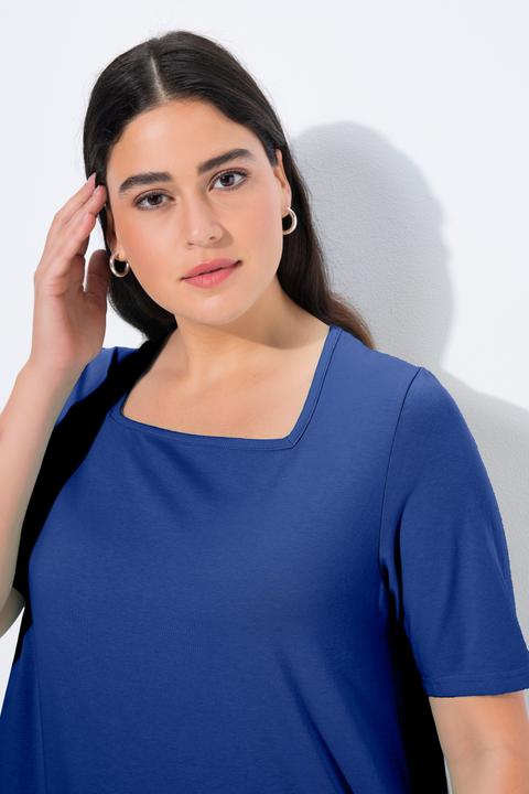 Actual product image Ulla Popken Essential Square Neck Stretch Tee (54, 56)