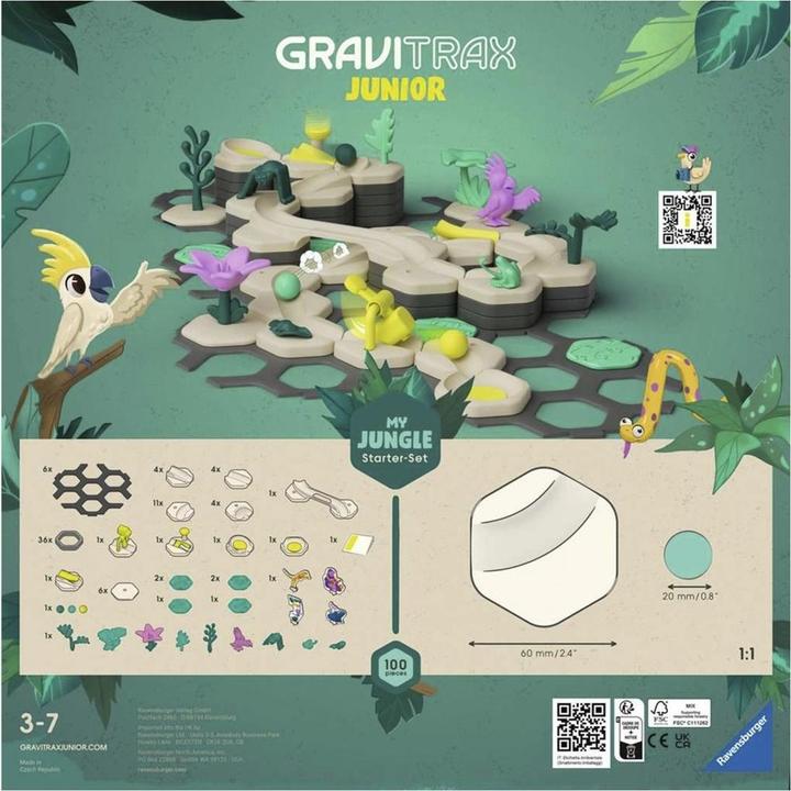 Immagine prodotto Ravensburger GraviTrax RAV GraviTrax Junior Start. set L Jungle 27499
