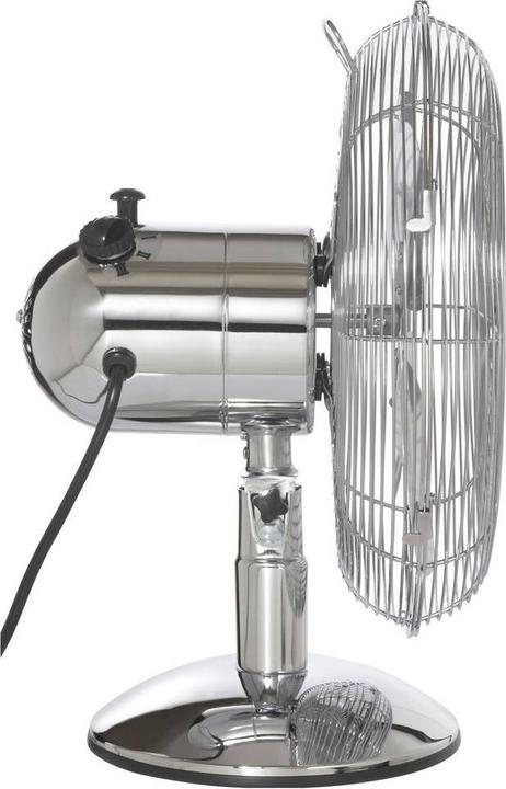 Actual product image Sygonix Tischventilator 35 W (Ø x H) 335 mm x 400 mm Chrom Oszillierend (58.30 dB)