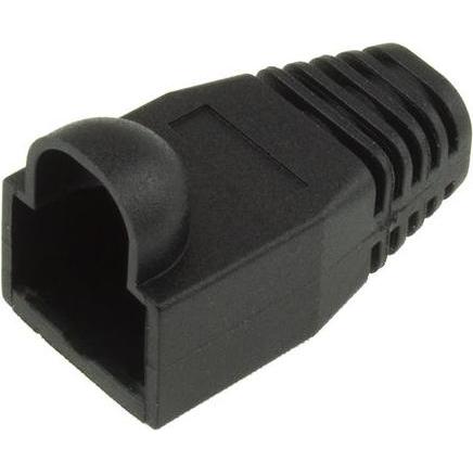 ACT RJ45 black boot for 6.5 mm cable. Color: Black Cable boot rj45 6.5mm black, Server Zubehör, Schwarz
