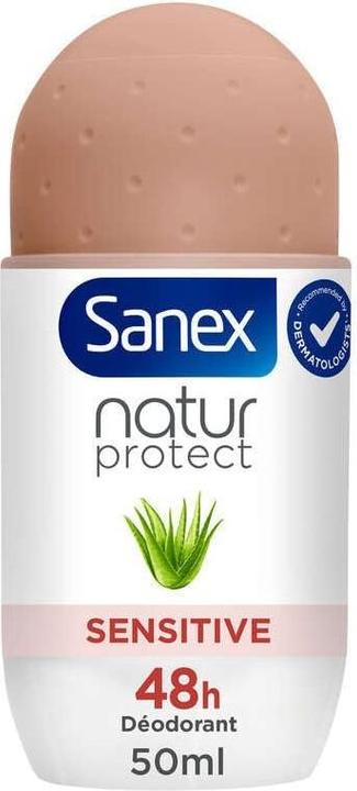Sanex - Natur-Deodorant mit Aloe Vera, Bio, für empfindliche Haut, 48-Stunden-Schutz, 50 ml (50 ml)