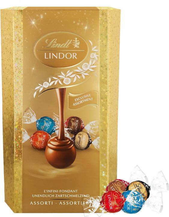 Produktbild Lindt Lindor Assortiert Exklusives Geschenk Weihnachten (625 g)
