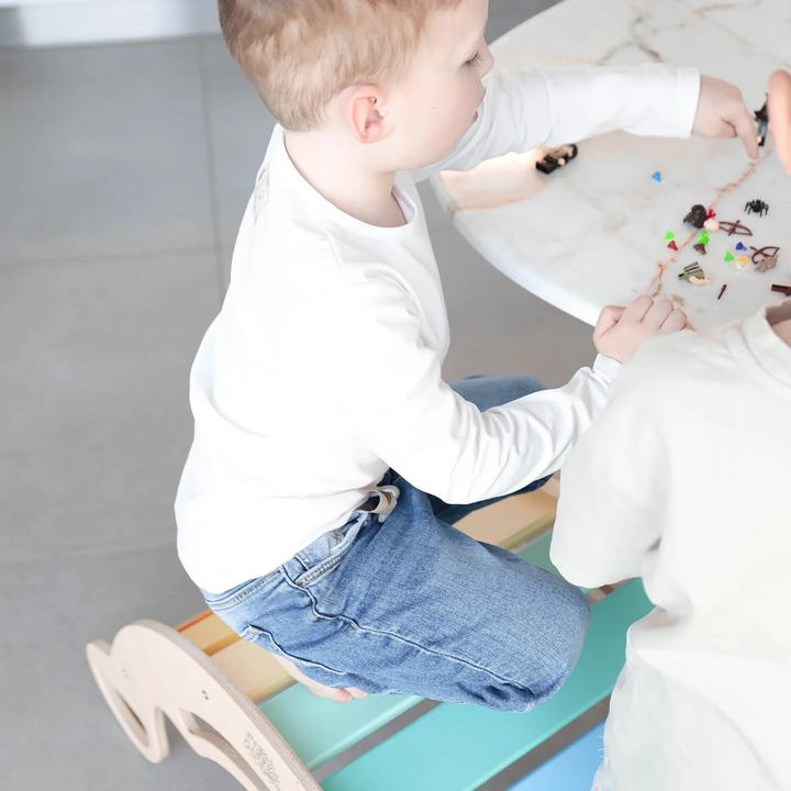 Image du produit Montessori Ensemble bascule/glissière/chaise