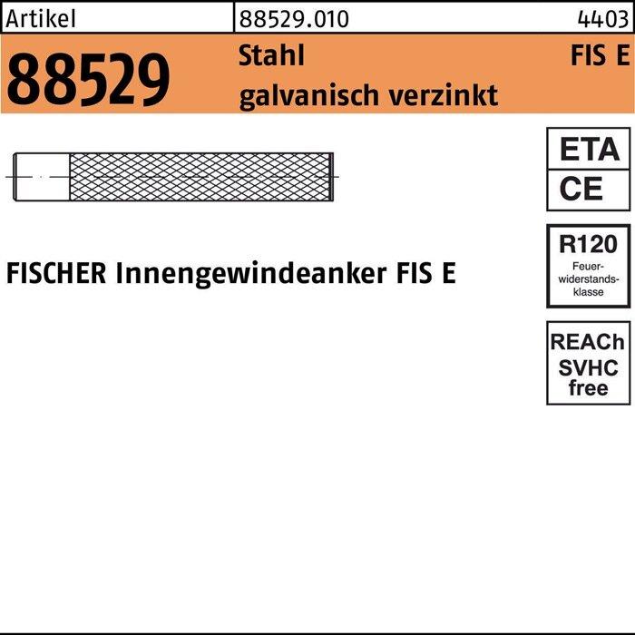 Produktbild Fischer Innengewindeanker FIS E 11x85 M6 (10 Stk.)