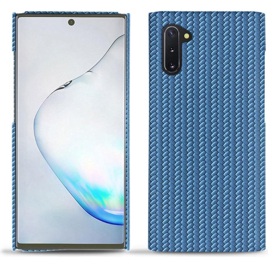 Noreve Lederschutzhülle (Samsung Galaxy Note 10), Smartphone Hülle, Blau