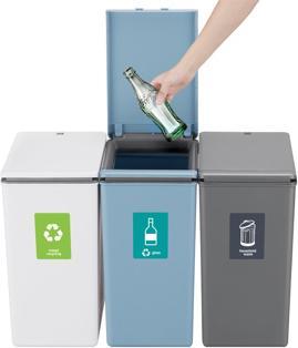 Actual product image EKO Morandi Waste Bin 20L White Touch (20 l)