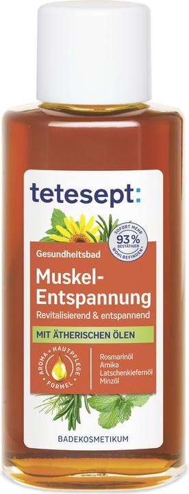 Actual product image Tetesept Health bath muscle relaxation 125 ml (125 ml, Bath oil)