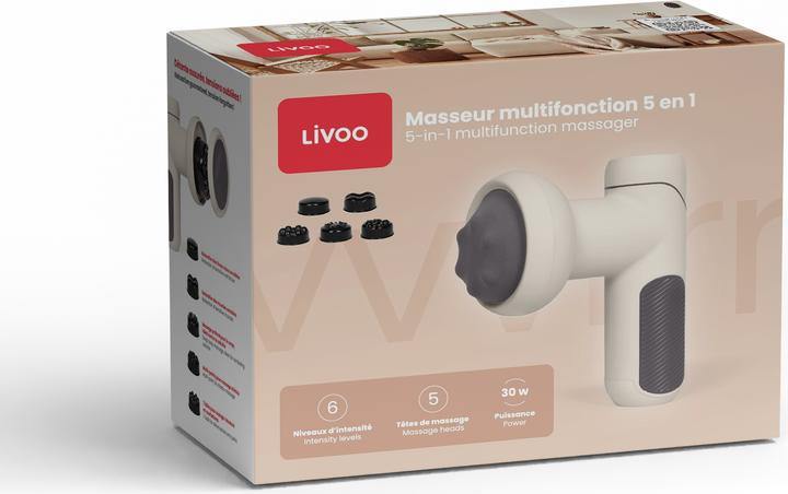 Actual product image Livoo 5-in-1 multifunction massager