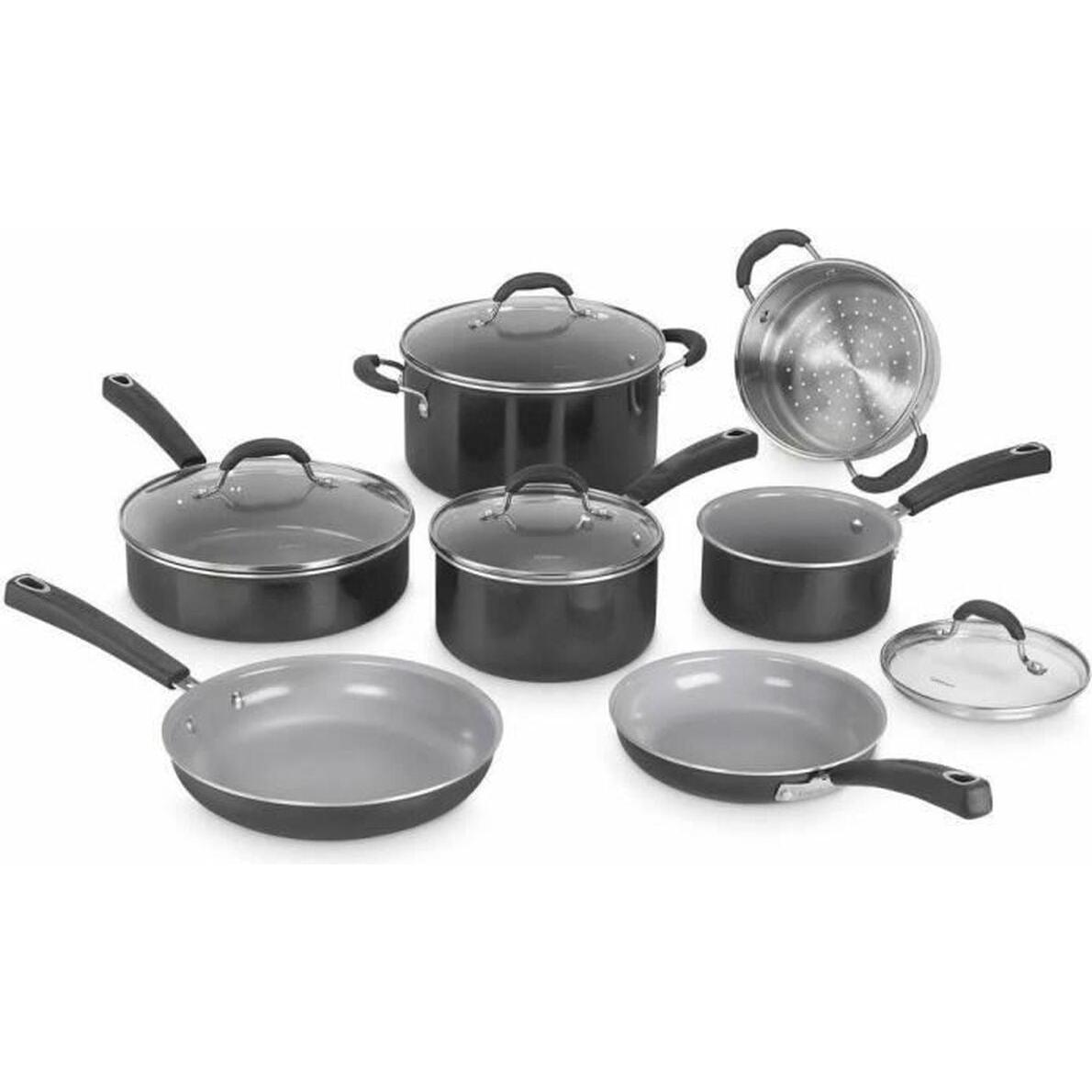 Cuisinart Ceramica XT 11-Piece Cookware Set, Padella + Pentola