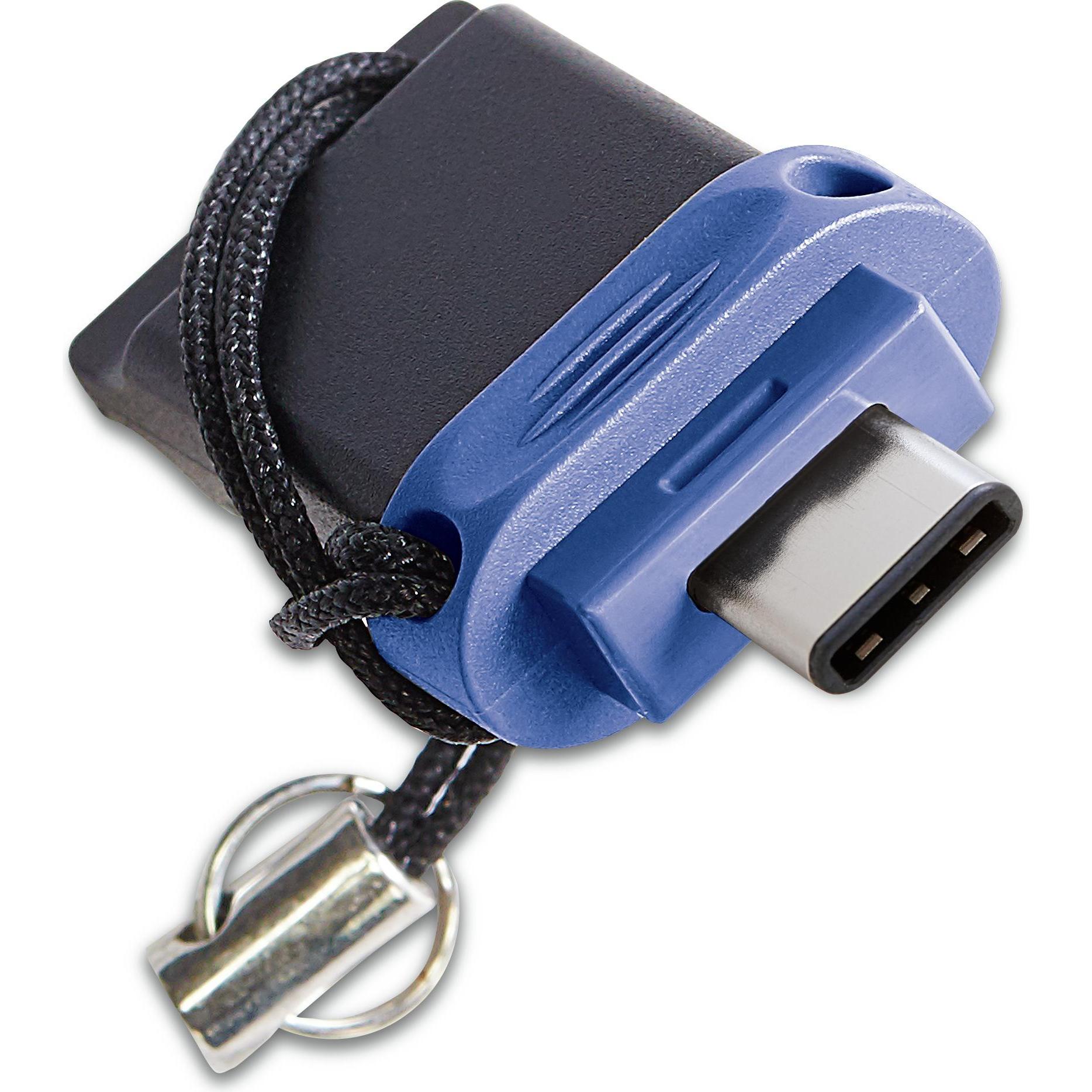 Verbatim Store ‘n’ Go Dual (32 GB, USB-A, USB-C), Chiavetta USB, Nero, Blu