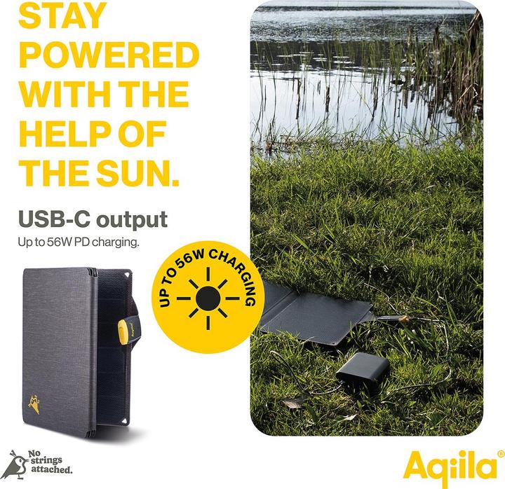 Image du produit Aqiila Sunbird P56 - Panneau solaire pliable (56 W, 1.34 kg)