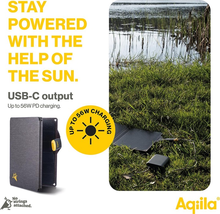 Produktbild Aqiila Sunbird P56 - Foldable solar panel (56 W, 1.34 kg)