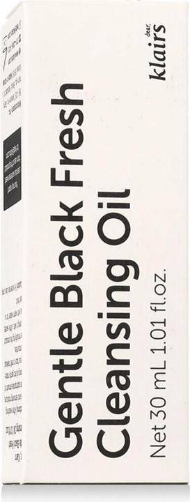 Immagine prodotto Dear Klairs Olio detergente nero delicato e fresco (Olio detergente, 30 ml)