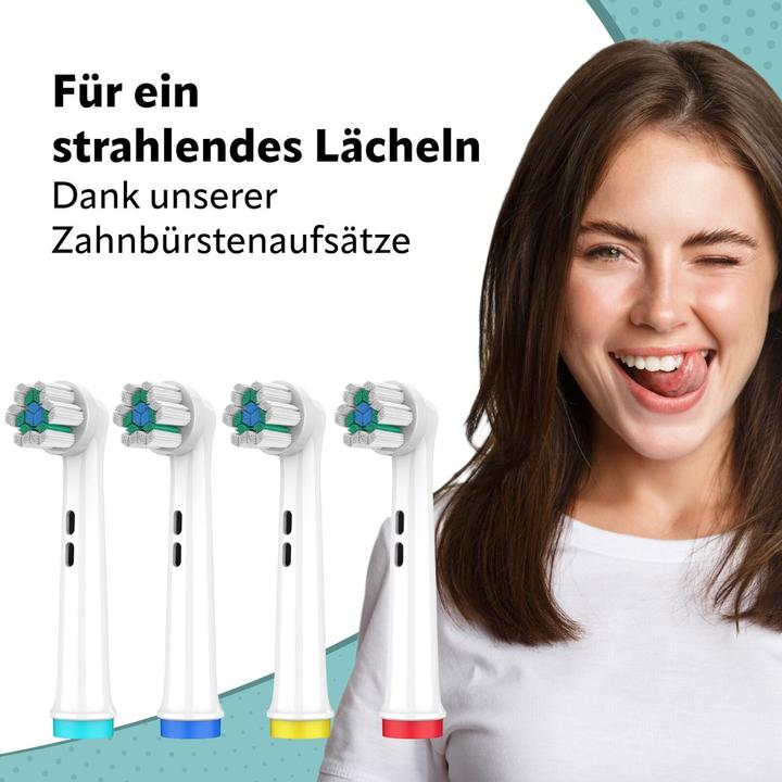 Produktbild Ora-Care Ersatzbürsten mit Polishing Cup kompatibel mit Oral-B 8er Pack (8 x)