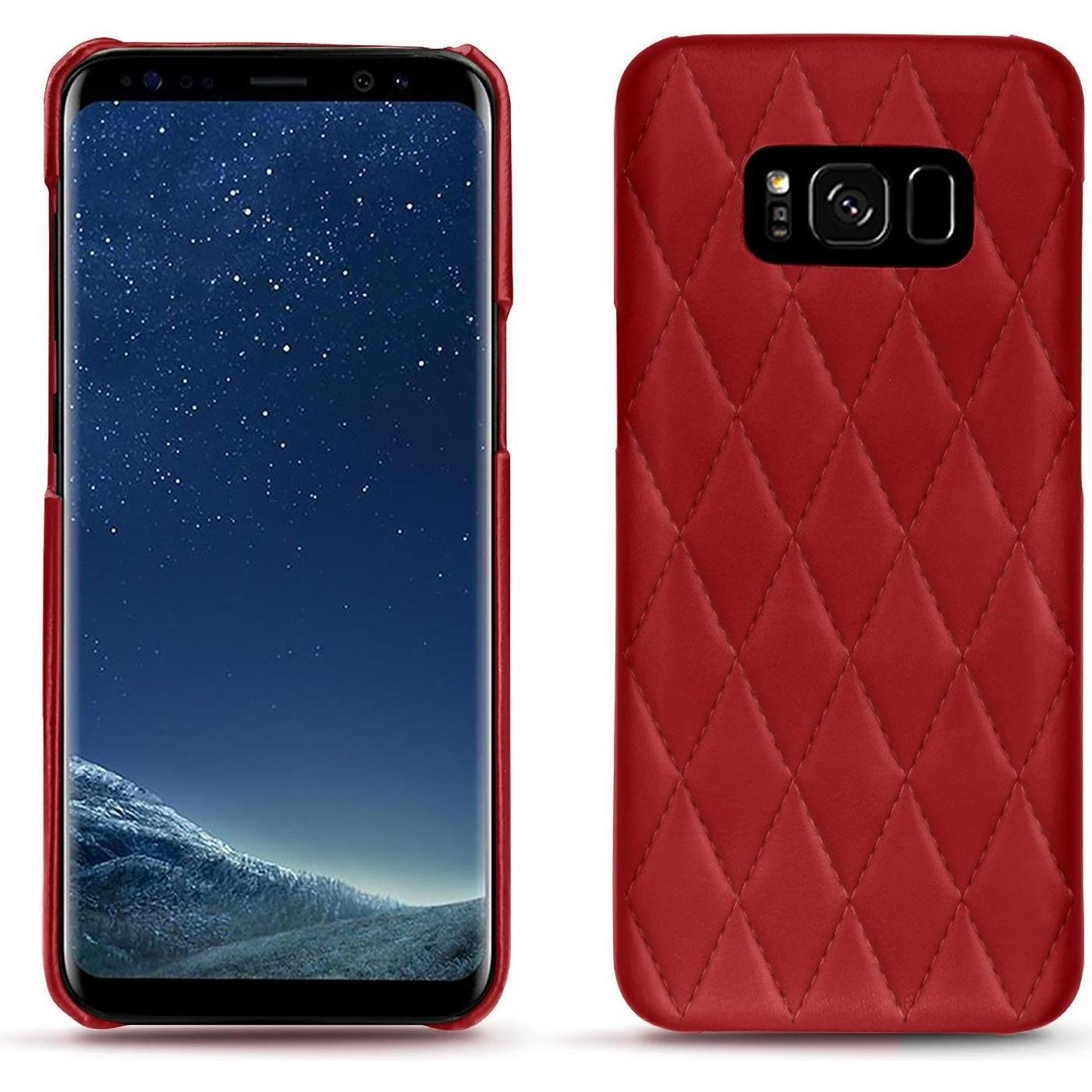 Thumbnail - Noreve Lederschutzhülle (Samsung Galaxy S8+), Smartphone Hülle, Rot