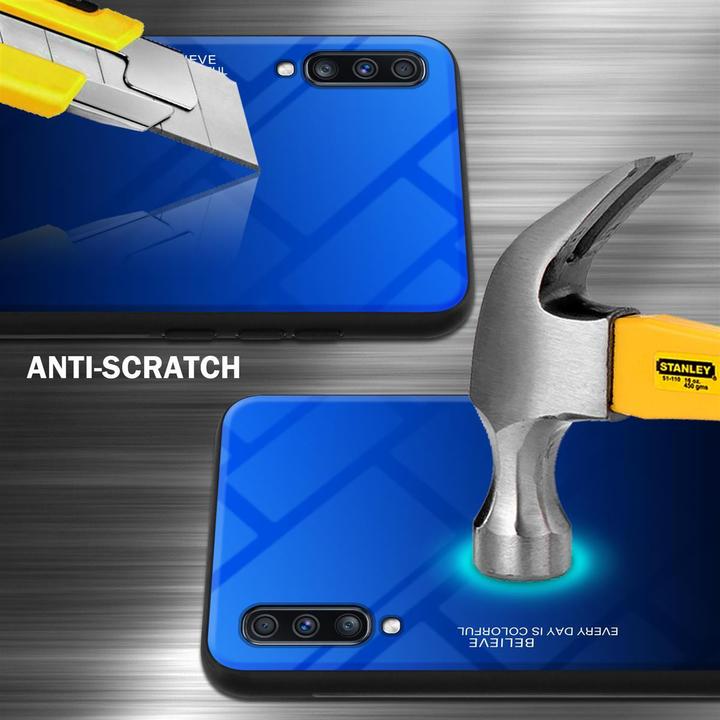 Produktbild Cadorabo TPU 2 Farben Glas Cover (Samsung Galaxy A70S, Samsung Galaxy A70)