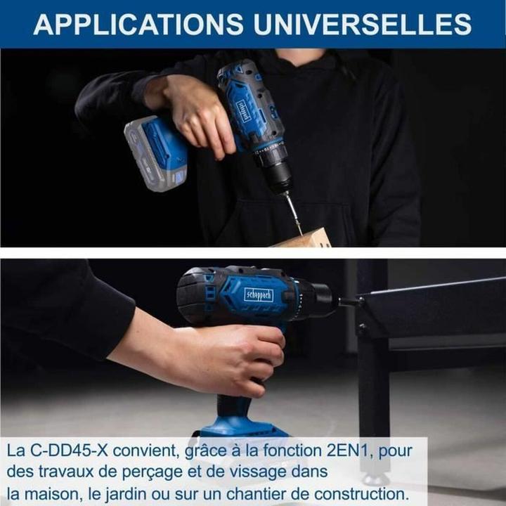 Actual product image Scheppach C-DD45-X cordless drill driver (DIY)