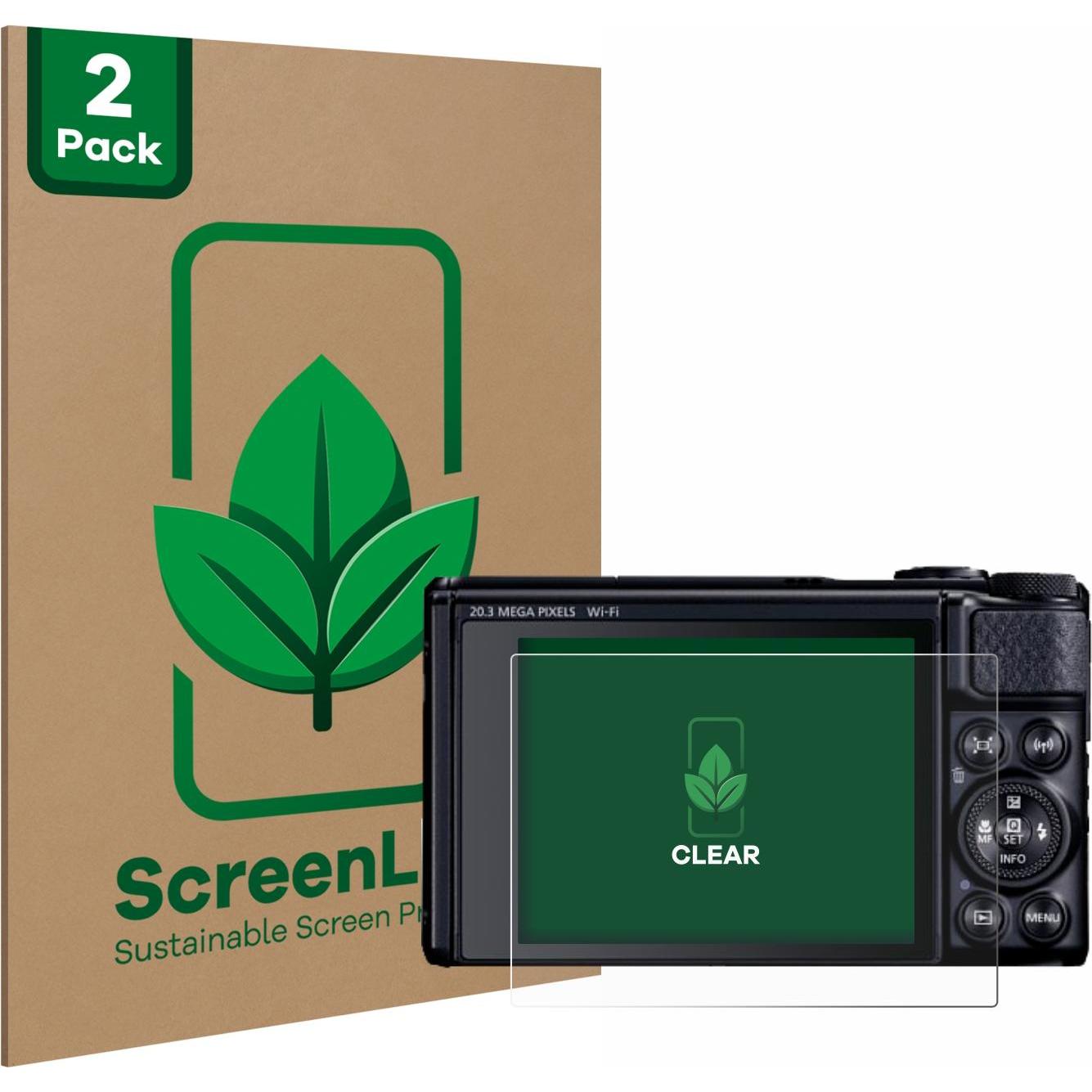 ScreenLeaf Schutzfolie nachhaltiger Displayschutz Display Schutz Folie Klar Transparent (Displayschutz), Kameraschutz, T...