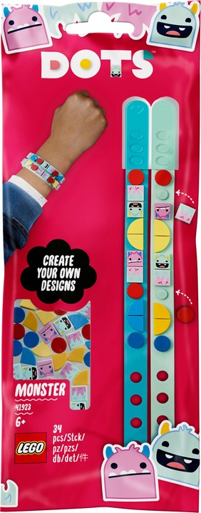 Immagine prodotto LEGO Braccialetti dell'amicizia con i mostri (41923, LEGO Dots)