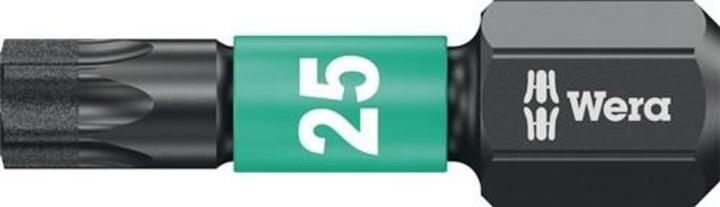 Actual product image Wera Bit 867/1 IMP DC T25 Length 25 mm 1/4 ″ C6.3 Impactor, DC (T25)