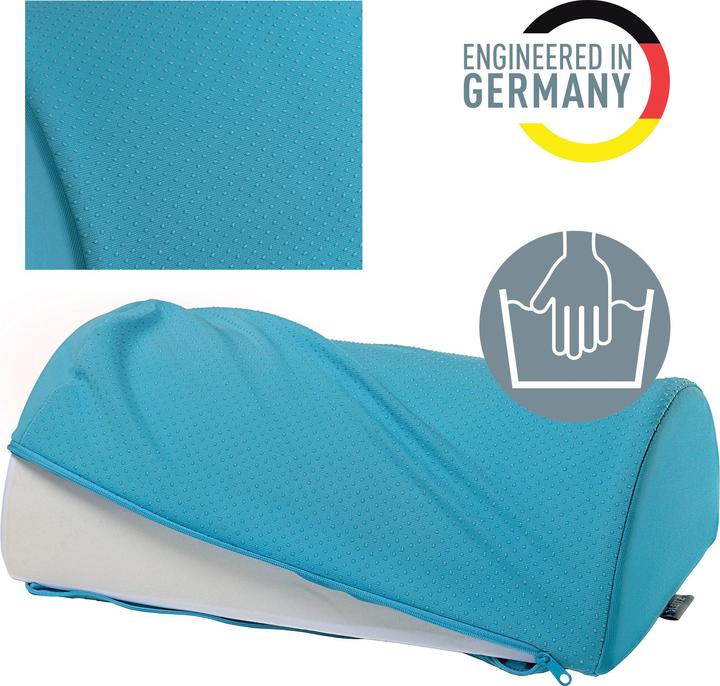 Image du produit Leitz Repose-pieds en bleu (26 x 14 x 40.5 cm)