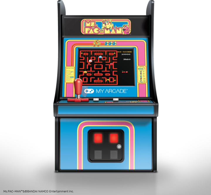 Image du produit MyArcade Mon Arcade MS. Pac-Man Collectible Micro Player Retro Arcade Machine - 6 Inch