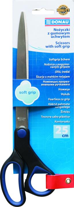 Productafbeelding Donau Kantoorschaar, softgrip, 25cm, blauw (26.50 cm)