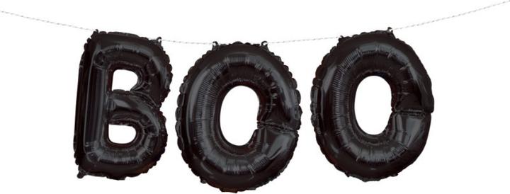Unique Fledermaus Folienballon Halloween schwarz (1 x)