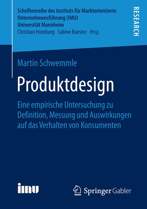 Produktbild Produktdesign (Deutsch, Martin Schwemmle, 2016)