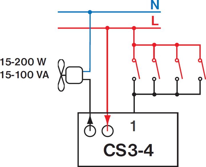 Produktbild Elektrobock Zeitschalter CS3-4