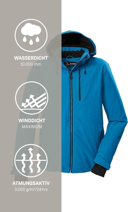 Immagine prodotto Killtec Giacca da Esterno con Cappuccio Amovibile e Gonna da Neve (4XL)