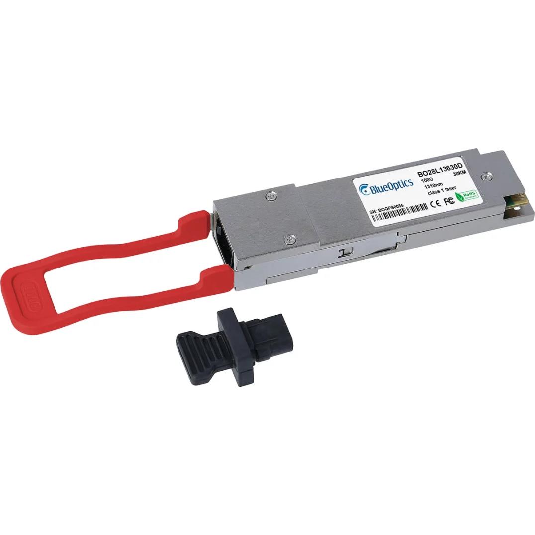 Thumbnail - BlueOptics Cisco QSFP-100G-ER4-S kompatibler QSFP28 BO28L13640D, Transceiver, Silber