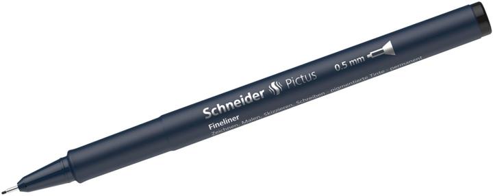 Produktbild Schneider Fineliner Pictus, 0,5 mm, schwarz (Schwarz, 1 x)